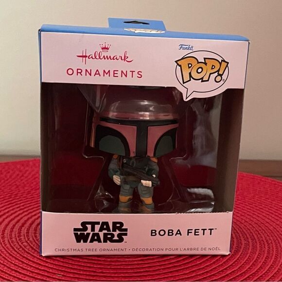 Hallmark Star Wars Boba Fett Funko POP Ornament NWT - Picture 6 of 7